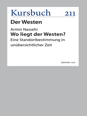 cover image of Wo liegt der Westen?